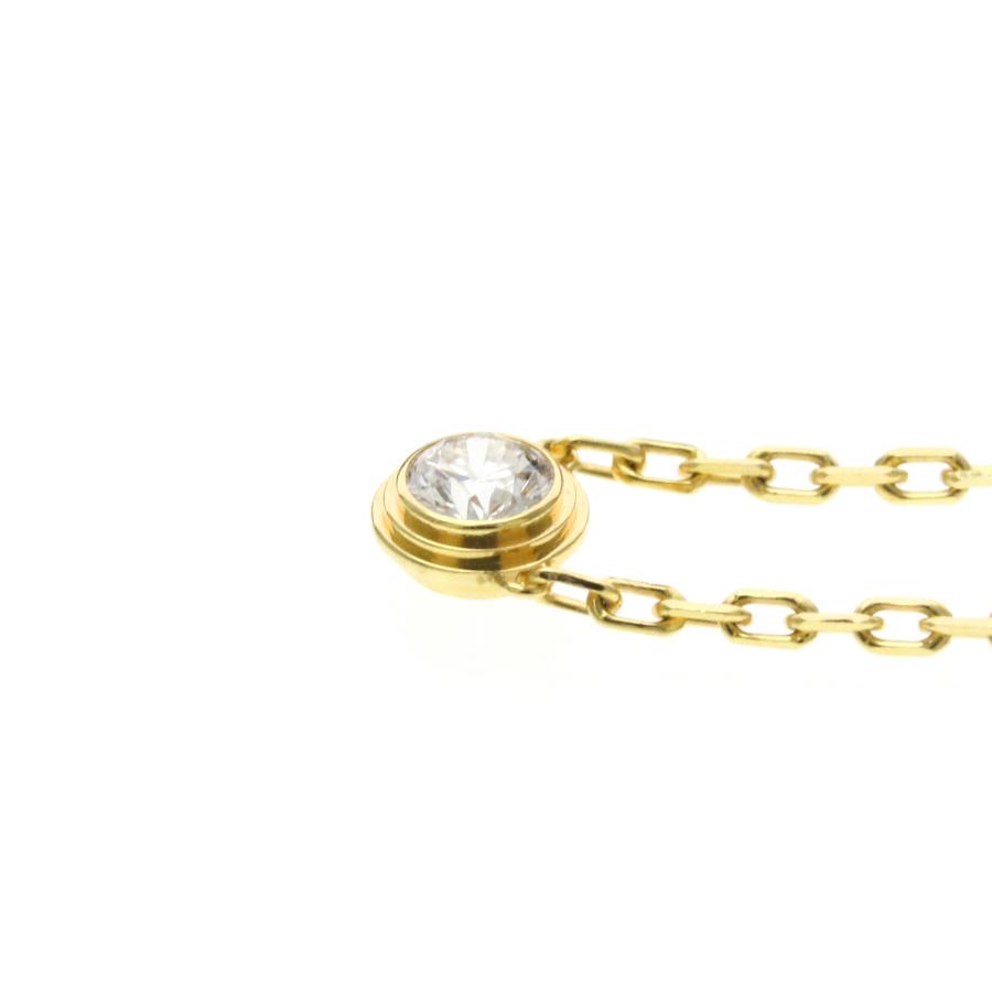 Cartier K18イエローゴールド ダイヤモンド ダブルリングネックレス Cartier（カルティエ） K18イエローゴールド(K18YG) ダイヤモンド