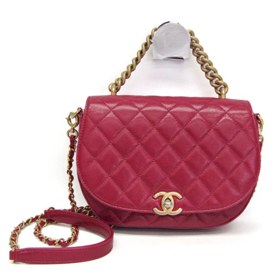 CHANEL（シャネル） マトラッセ レディース レザー ハンドバッグ 