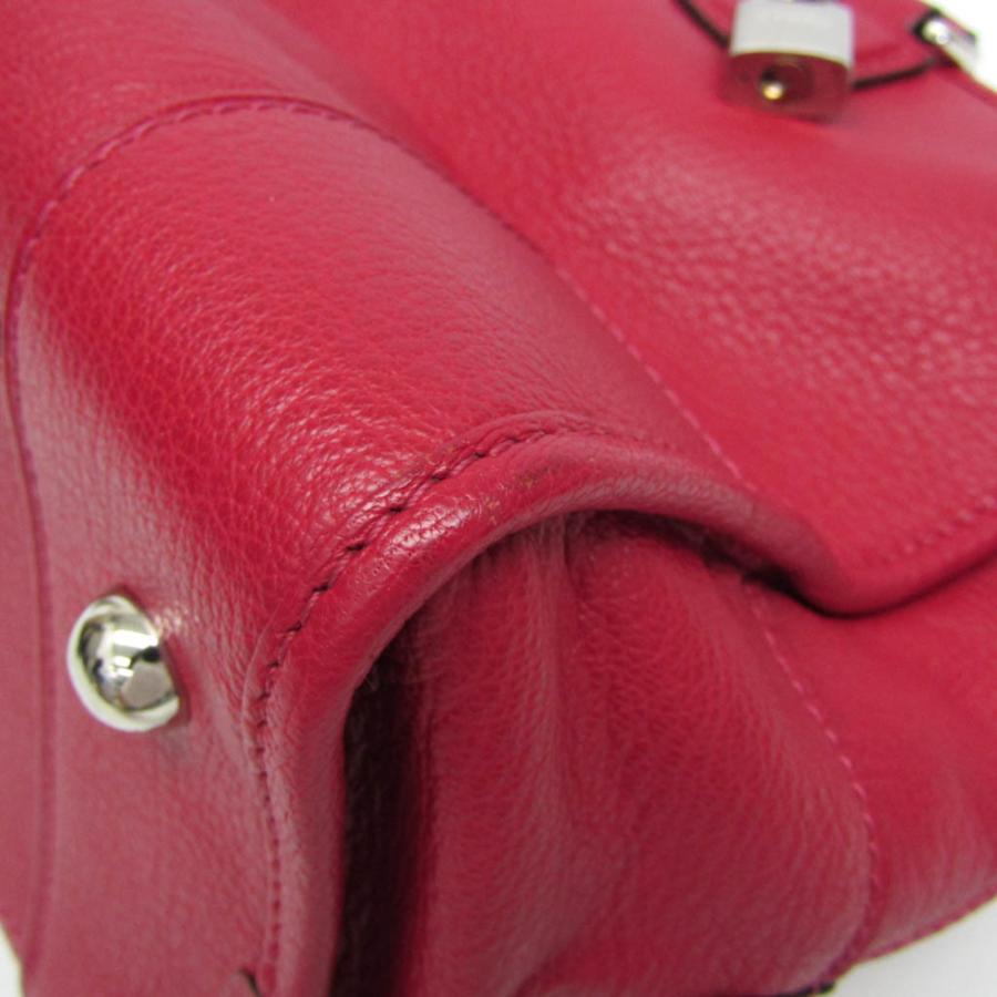 LOEWE（ロエベ） アマソナ 36 レディース レザー ハンドバッグ ピンク