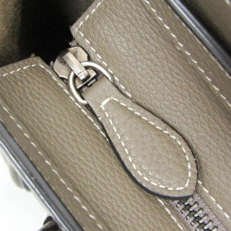 CELINE（セリーヌ） ラゲージ ナノ レディース レザー ハンドバッグ