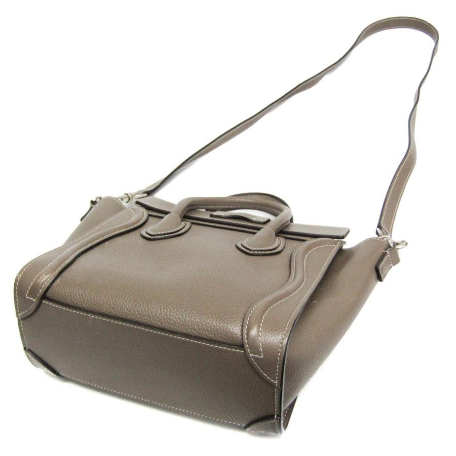 CELINE（セリーヌ） ラゲージ ナノ レディース レザー ハンドバッグ