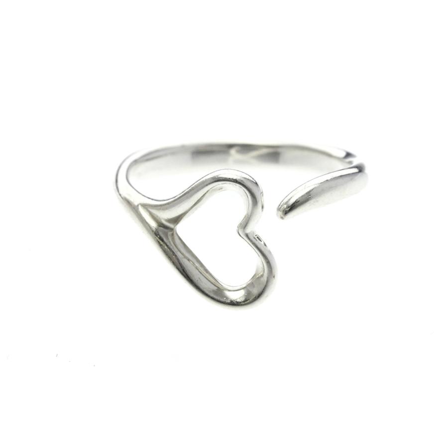 【美品】Tiffany & Co. ハートリング シルバー TIFFANY&Co.（ティファニー） ティファニー(Tiffany) オープンハート