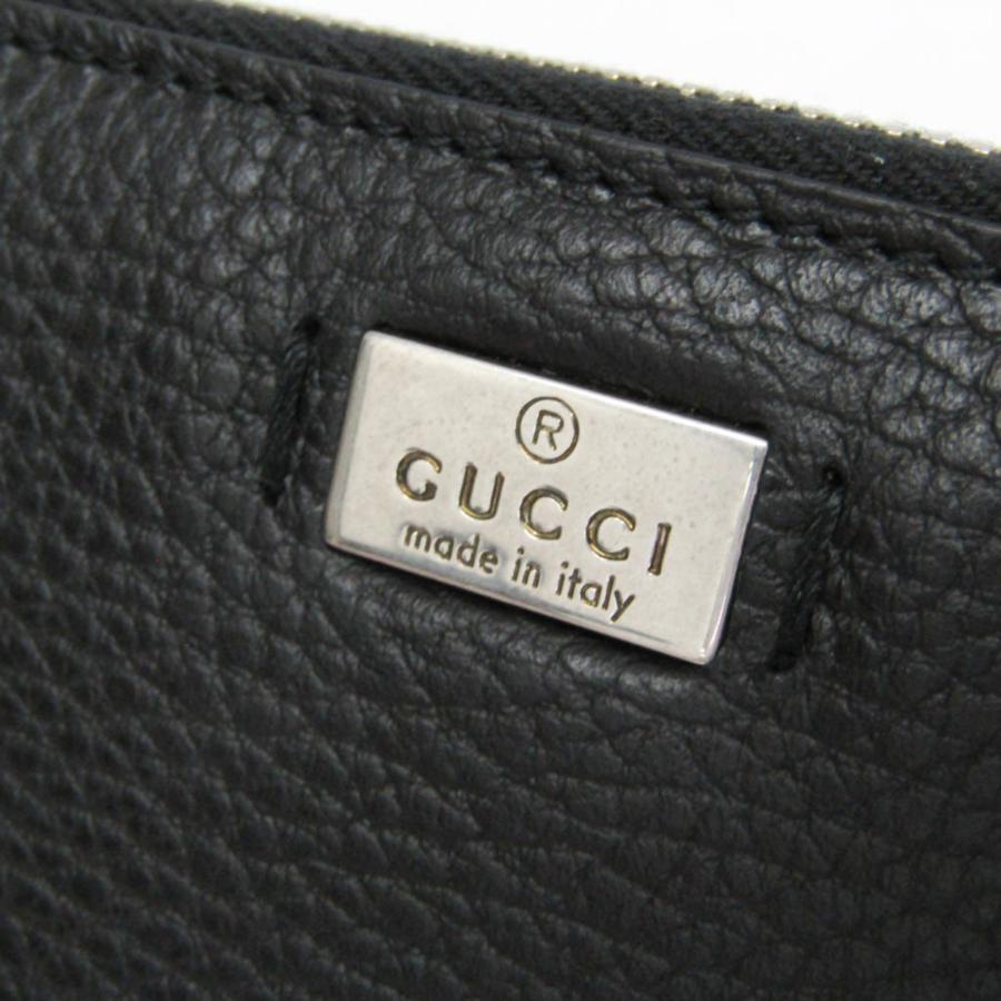 GUCCI（グッチ） 368185 メンズ レザー 長財布（二つ折り） ブラック