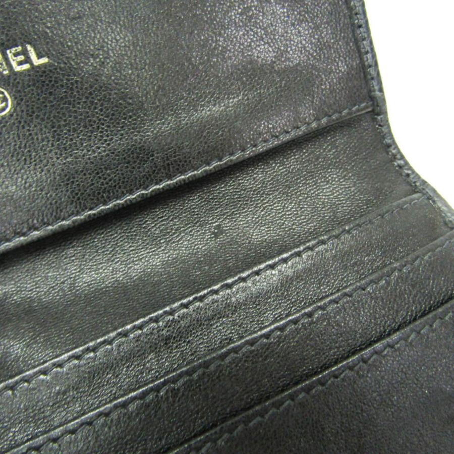 CHANEL（シャネル） ココマーク レディース キャビアスキン 財布（三