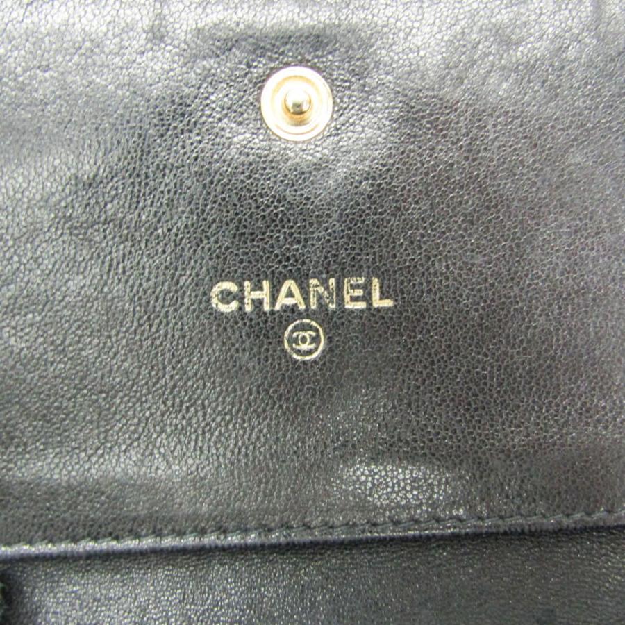 CHANEL（シャネル） ココマーク レディース キャビアスキン 財布（三