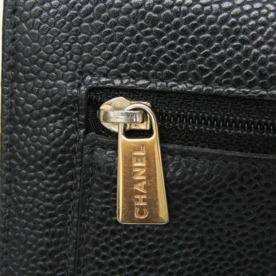 CHANEL（シャネル） ココマーク レディース キャビアスキン 財布（三