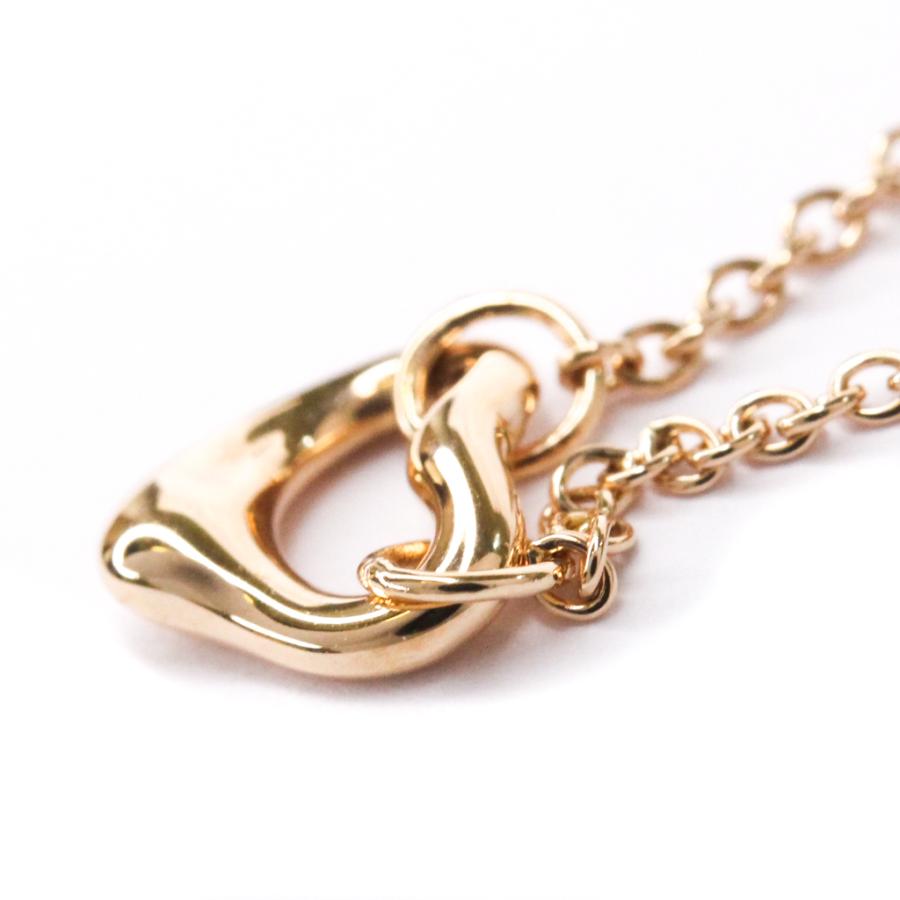 一番の贈り物 ヤード ザ バイ Tiffany ティファニー オープ 中古 ペンダント ダイヤモンド Pg K18 ピンクゴールド K18 ネックレス オープンハート ヤード ザ バイ ティファニー レディースアクセサリー