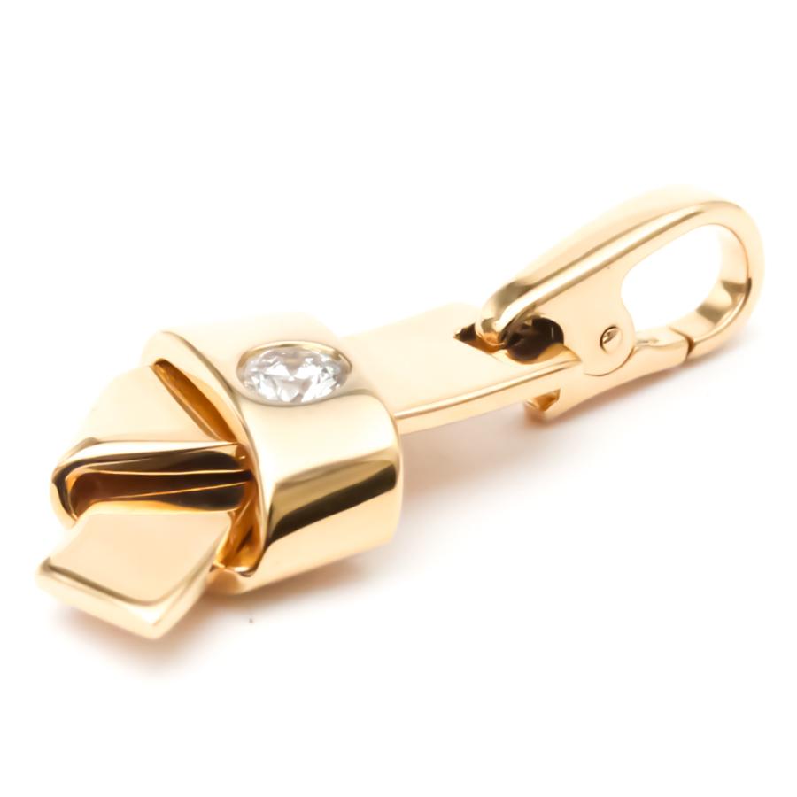 カルティエ ノット チャーム 1Pダイヤモンド PG