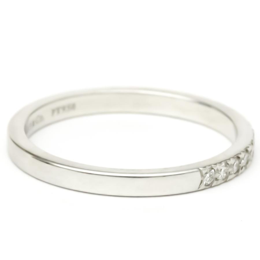 ティファニー ルシダ エタニティリング ハーフエタニティ プラチナ ダイヤモンド Tiffany & Co. - ティファニー ダイヤ ルシダ チャネル