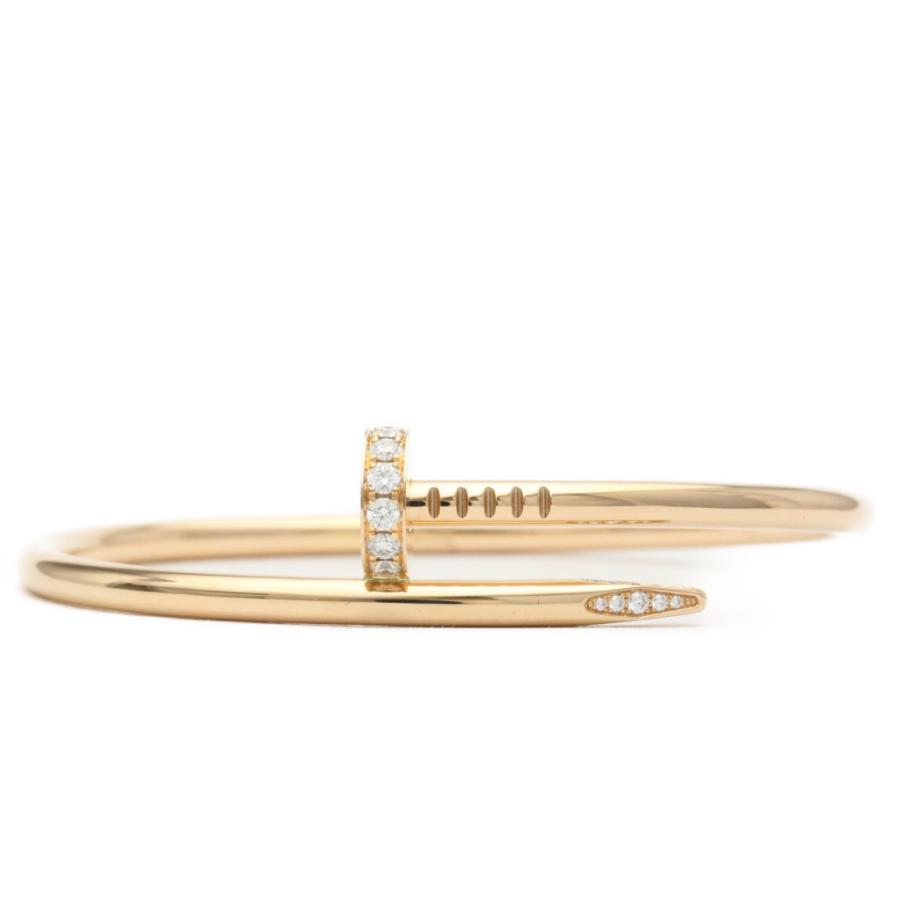 カルティエ アンクル バングル ダイヤ 17 Cartier カルティエ ジュスト アン クル バングル #17