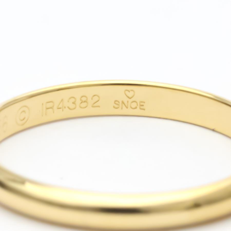 Cartier 18Kゴールド プラチナ リング 18号 58 1895 保証書 Cartier 18Kゴールド プラチナ リング 18号 58 1895 保証書