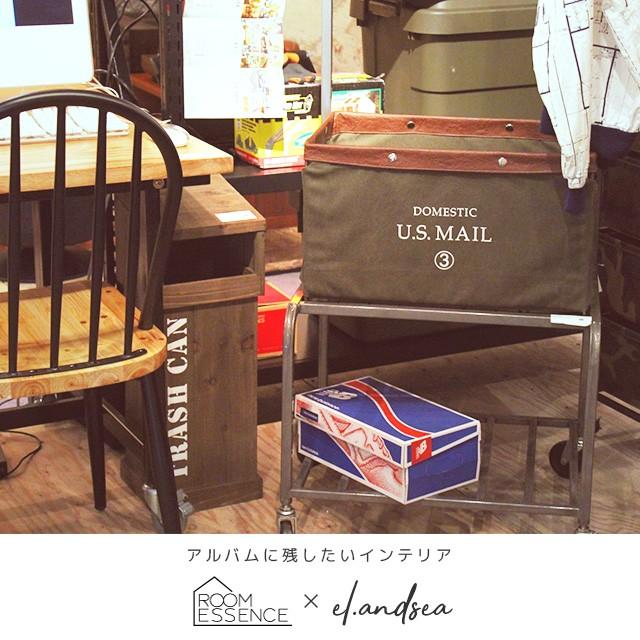 アメリカン ヴィンテージ ハンガーワゴン ハンガーラック ネイビー