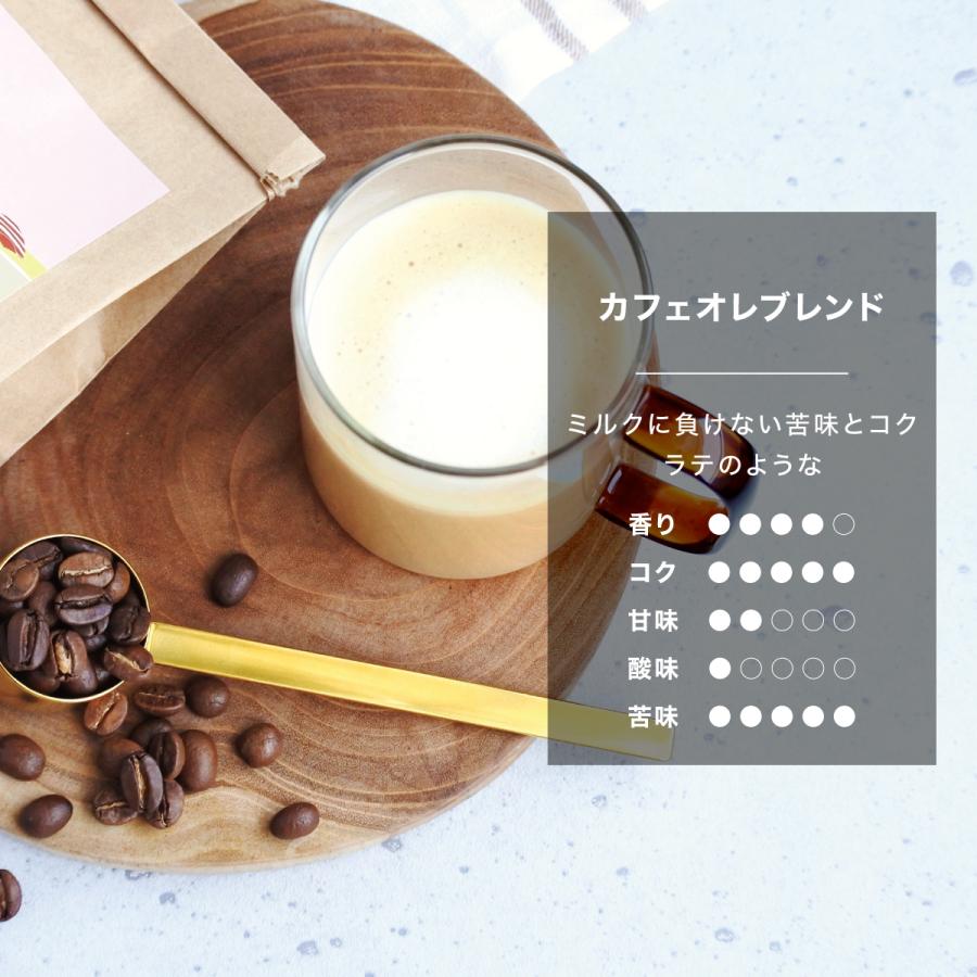 濃厚！カフェオレブレンド 豆220g | 自家焙煎コーヒー | 深煎り・コク・ビター |  | 01