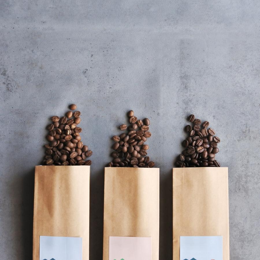 豆を選べる！焙煎３種飲み比べset | 自家焙煎コーヒー 豆100g×3 | 