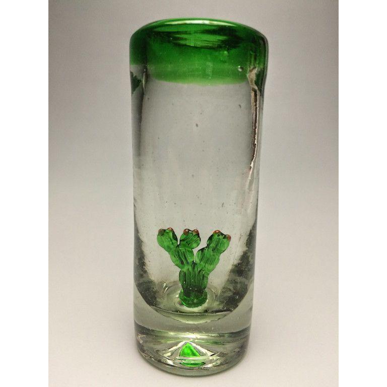 メキシコ雑貨 テキーラショットグラス うちわサボテン Shotlongnopal メキシコ専門店エルボラーチョ 通販 Yahoo ショッピング