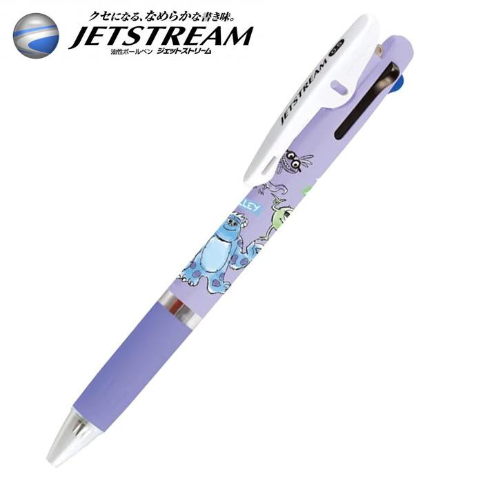 キャラクター柄 青色ボールペン カミオジャパン ジェットストリーム 3色ボールペン ディズニー