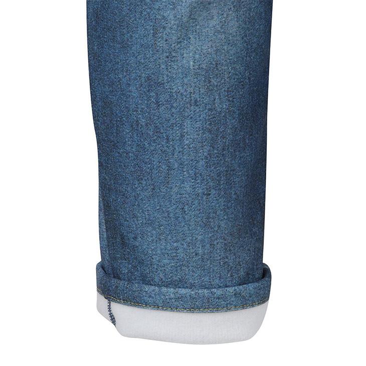 WACOAL（ワコール） まるでデニム カルソン スリムシルエット 裏起毛