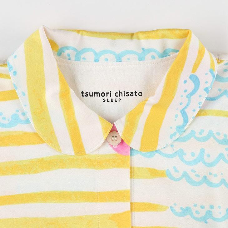 ツモリチサト　スリープ　パジャマ　セット　総柄イエロー tsumori chisato SLEEP ツモリチサト ワコール wacoal パジャマ ルーム