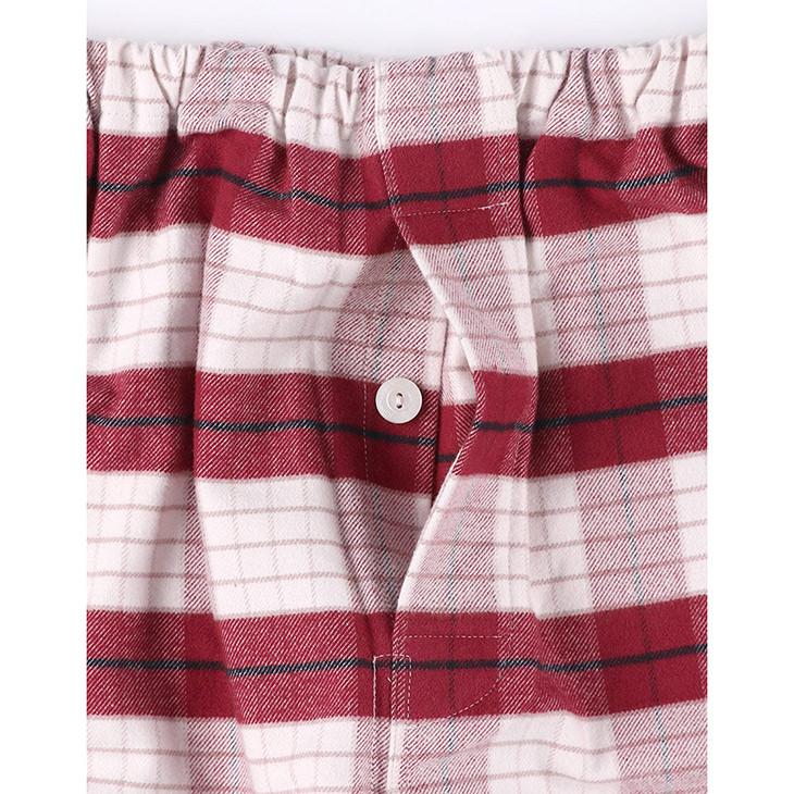 メンズ ワコール wacoal 睡眠科学 ナイトウェア ロング袖ロングパンツ パジャマ YGW445 チェック柄 シンプル ベーシック 綿100％ WACOAL（ワコール） メンズ 睡眠科学 ナイトウェア ロング袖ロング