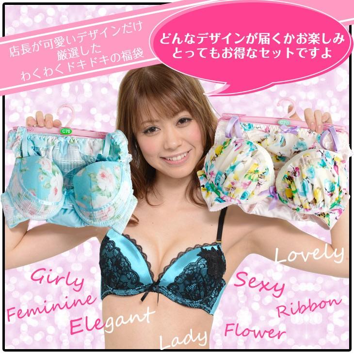ブラジャー ブラショーツ 福袋 下着 レディース 5点セット 5組SET