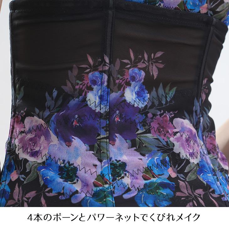 ウエストニッパー コルセット 補正下着 フラワープリント 花柄 レディース M-LLサイズ 爆買 | ブランド登録なし | 08