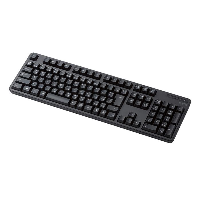 ELECOMキーボード　タイプCケーブル脱着　富士通FKB8744-501OEM ELECOM（エレコム） 無線 フルキーボード メンブレン式 無線キーボード
