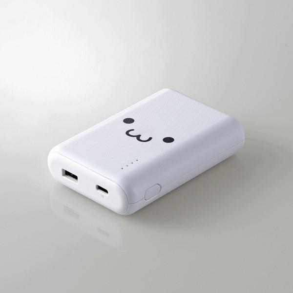 エレコム モバイルバッテリー Usb Type Cケーブル付き 充電 大容量 リチウムイオン電池 2 4a Usb A 出力1ポート Pse適合 ホワイトフェイス De C16l wf エレコムダイレクトショップ 通販 Paypayモール