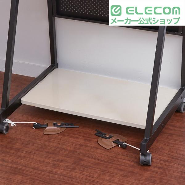 ELECOM（エレコム） 耐震キャスターストッパー 高強度ロープと衝撃吸収