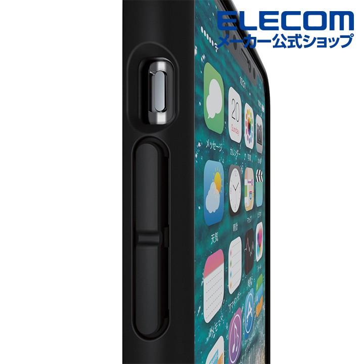 スマートフォン本体 Tough Slimカバー付き 黒 ELECOM（エレコム） スマホケース iPhone 11 Pro TOUGH SLIM LITE