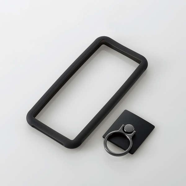 品質満点 マルチ シリコンバンパー L Xlサイズ リング付き スマホ汎用ケース カバー シリコン バンパー ブラック P Sbstr03bk アウトレット エレコム わけあり 在庫処分638円 Phillipshartman Com