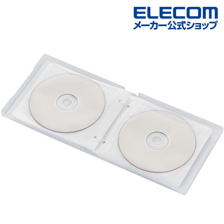 ELECOM（エレコム） Blu-ray CD DVD 対応 ケース ブルーレイ 12枚収納