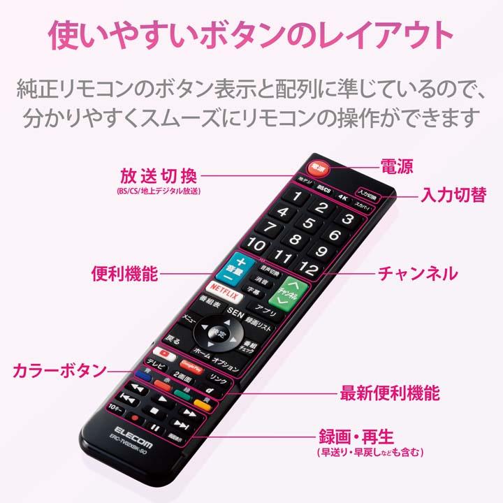 ELECOM（エレコム） かんたん TVリモコン ソニー・ブラビア 用 設定