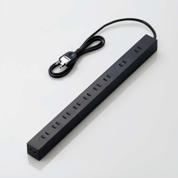 ELECOM（エレコム） 電源タップ 1.0m 10個口 コードタップ コンセント