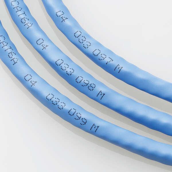 エレコム LANケーブル CAT6A300m 青色LD-GPAL/BU300RS Cat6A LAN