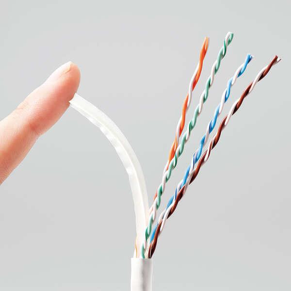 ELECOM（エレコム） Cat6A対応 LANケーブル PoE対応 ランケーブル