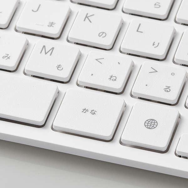 Apple ワイヤレス ホワイトキーボード　US Apple Android Windws White/Gray Bluetooth Wireless QWERTY