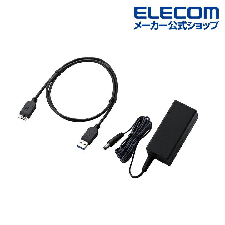 ☆ELECOM 4TB 外付けハードディスク USB3.2☆ エレコム4TB外付けHDD、USB3.2対応、静音設計