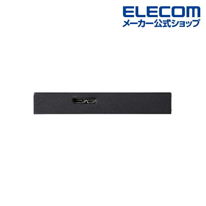 エレコム Portable Drive USB3.2 (Gen1) TV向け 外付け ハードディスク HDD 外付けHDD ポータブル  ブラック 1TB┃ELP-GTV010UBK｜elecom｜08