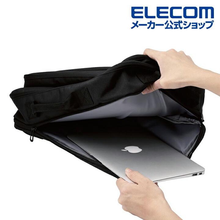 エレコム キャリングバッグ 2WAY ビジネス バックパック バック 2way 15.6 インチ ブラック┃BM-BSBPBK | ELECOM | 07