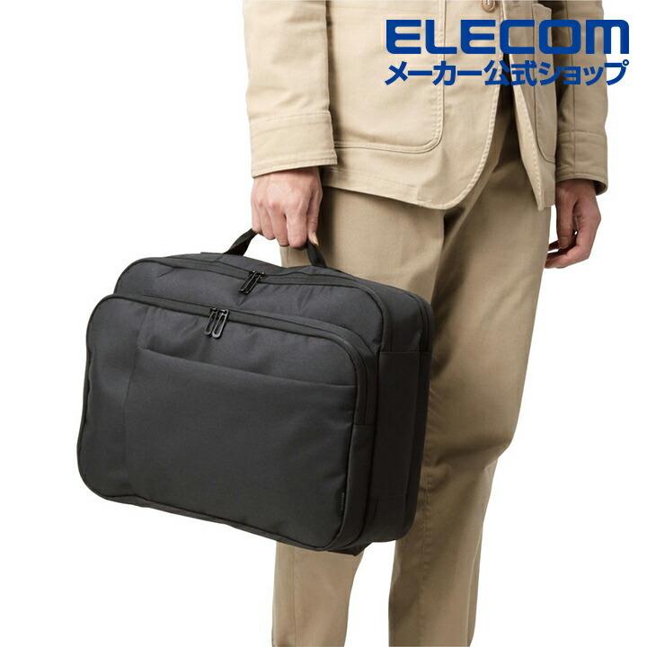 エレコム キャリングバッグ 2WAY ビジネス バックパック バック 2way 15.6 インチ ブラック┃BM-BSBPBK | ELECOM | 09