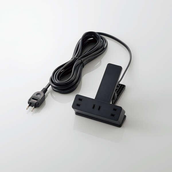 ELECOM（エレコム） クリップタップ シャッター 雷ガード付 クリップ