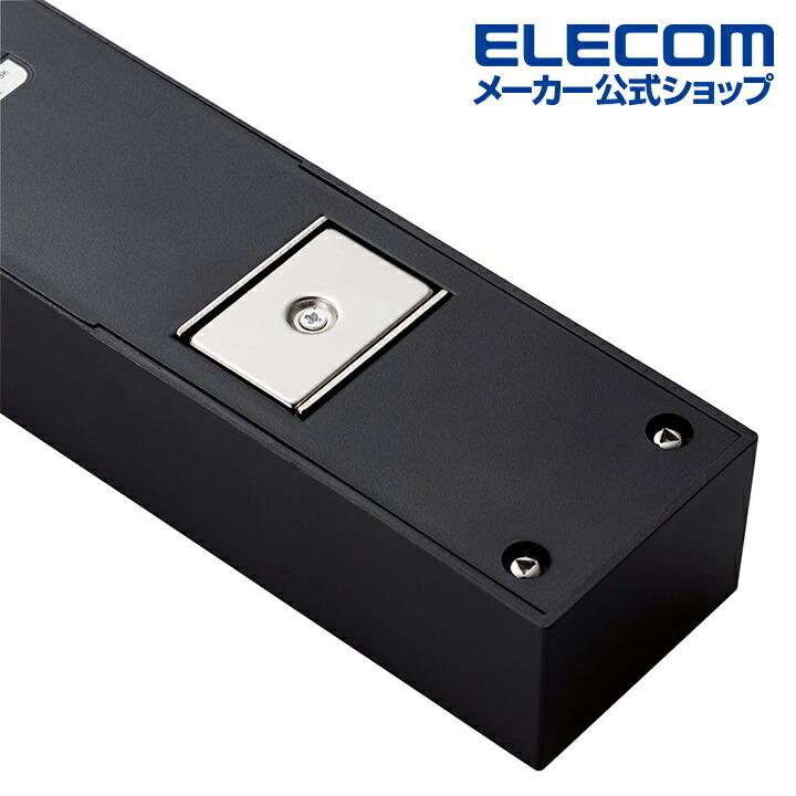 ELECOM（エレコム） 雷ガードタップ 一括スイッチ付 上面5口+側面 5口
