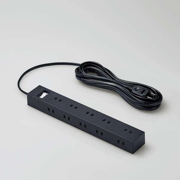 ELECOM（エレコム） 雷ガードタップ 一括スイッチ付 上面5口+側面 5口