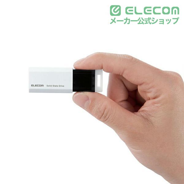 ELECOM（エレコム） 外付けSSD ノック式 外付け ポータブル SSD USB3.2