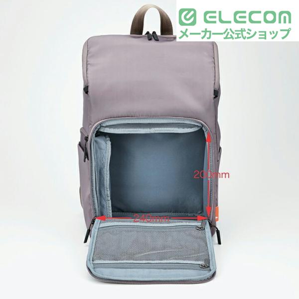 alo バックパック リュック グレー ELECOM（エレコム） バックパック Che'alo 二気室 普段使い ローズ