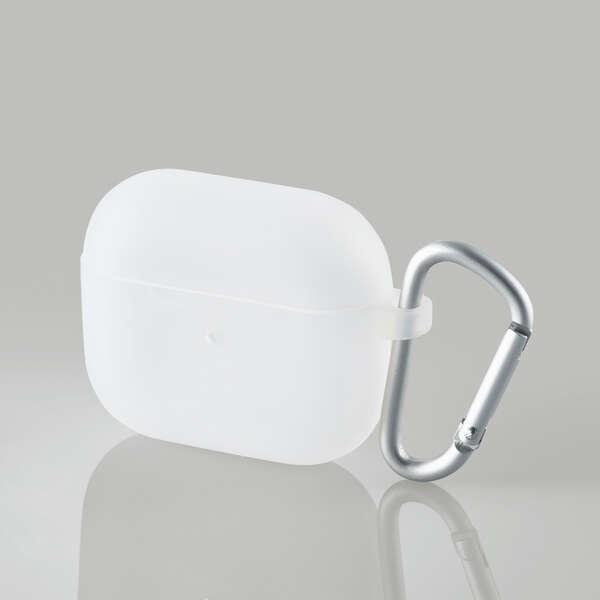 ELECOM（エレコム） AirPods 第3世代 用 カラビナ付き シリコンケース