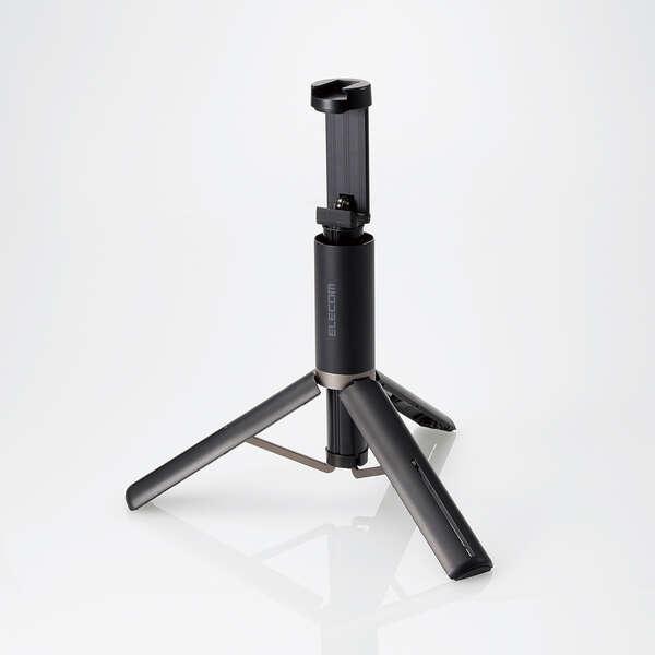 多機能自撮り棒 スマホスタンド付き ブラック Amazon | 【 Amazon限定ブランド】スマホ 三脚 自撮り棒【設計