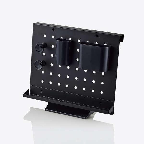 エレコム デスクオーガナイザー デスクオーガナイザー 卓上スタンド 吊り下げ 2タイプ コンテナタイプ ブラック┃PCA-DON01BK | ELECOM | 01