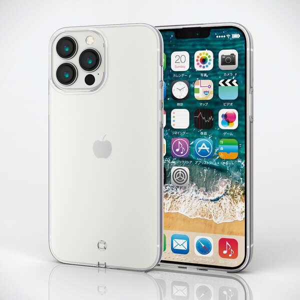 【極美品】iPhone13ProMax ELECOM エレコム iPhone 13 Pro MAX 6.7inch 用 ソフトケース