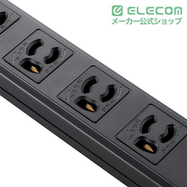 ELECOM（エレコム） 工事用 電源タップ コンセント 延長コード 3ピン4